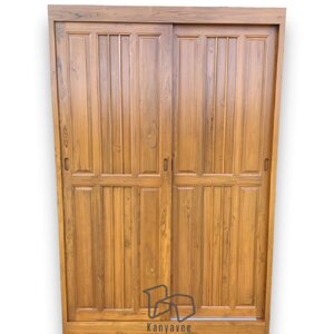 ตู้เสื้อผ้าไม้สักอบแห้ง