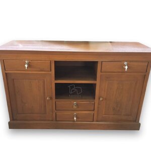 ตู้วางทีวีไม้สัก