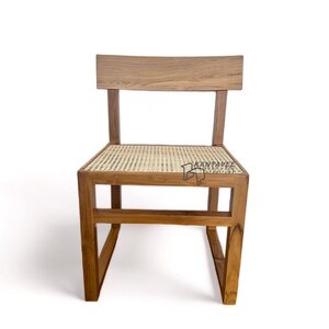เก้าอี้ไม้สักบุหวาย