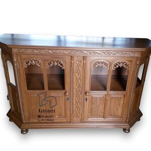 ตู้โชว์ไม้สัก