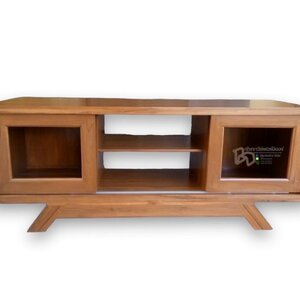 ตู้ทีวีมินิมอลไม้สัก