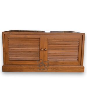 ตู้เก็บรองเท้าไม้สัก