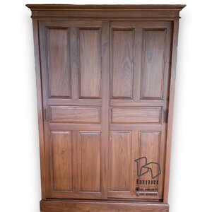 ตู้เสื้อผ้าไม้สัก