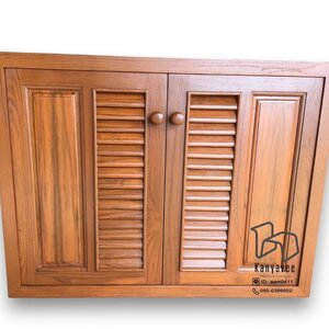 บานซิงค์ไม้สัก