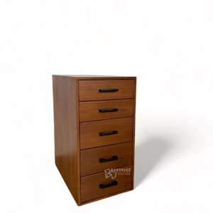 ตู้ลิ้นชักเก็บของไม้สัก