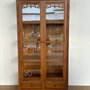 ตู้โชว์ไม้สัก