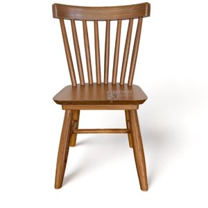 เก้าอี้ไม้สักมินิมอล สีวอลนัท