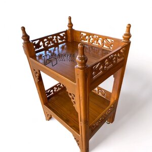 ชั้นวางของไม้สัก