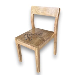 เก้าอี้มินิมอลไม้สัก