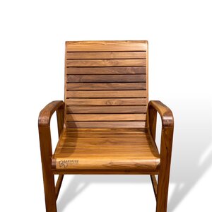 เก้าอี้อาร์มแชร์ไม้สัก