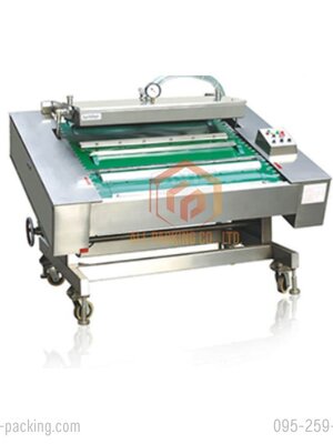 เครื่องซีลและแพ็คสูญญากาศแบบสองหลุมฝาสวิง รุ่น DZ-1000C