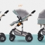 รถเข็นเด็ก Bechild High Stand Luxury Premium 3 in 1 (พร้อมตะกร้าคาร์ซีท) CS10135