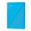 WD My Passport HDD 1TB 2TB 4TB 5TB External Harddisk ฮาร์ดดิสพกพา Blue สีฟ้า ,USB 3.2 Gen 1 , USB A 2.0 Western Digital