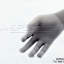 ถุงมือถักไม่เคลือบ (Nylon and PU uncoated Grey)