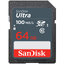 SanDisk Ultra SD Card Class10 64GB Speed 100 MB/s (SDSDUNR-064G-GN3IN) SDXC เมมโมรี่การ์ด สำหรับ SDCARD กล้องมิลเลอร์เลส DSLR Mirrorless ประกัน 7ปี