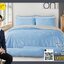 Satin Plus ชุดผ้าปูที่นอน 6 ฟุต 5 ฟุต 5 ชิ้น + ผ้านวม 100"x90" LK025-LK036