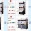 A10111 ตู้เก็บรองเท้า DIY แบบ 12 ช่อง สีดำ
