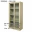 ตู้เอกสารเหล็กสูง บานเลื่อนกระจก ยี่ห้อ Zingular รุ่น ZDG-1886