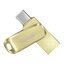SanDisk Ultra Dual Drive Go USB Type-C (SDDDC4 Gold) หัว USB Type C - USB A Flash Drive สำหรับ iPhone15 iPadPro Android แอนดรอยด์ Mac และ Computer คอมพิวเตอร์ (ความจุ 64GB ,128GB ,256GB ,512GB) ประกัน 5 ปี