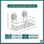 CH-20 ที่วางมีด ตะขอ และชั้นวาง ไม่ต้องเจาะผนัง -Multi Function Kitchen Storage w/ Shelf