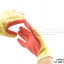 Solid Rubber Palm coated ถุงมือถักเซฟตี้เคลือบยาง 1.25 MM สีเหลืองเคลือบส้ม
