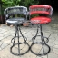 เก้าอี้บาร์สูง ขาเหล็กสีดำ รุ่น DT302