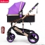 รถเข็นเด็ก Belecoo High Stand Luxury Premium Red wine CS10132