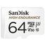 SanDisk High Endurance 64GB microSD Card (SDSQQNR_064G_GN6IA) เมมโมรี่ การ์ด แซนดิสก์ กล้องติดรถยนต์ กล้องวงจรปิด ประกัน Synnex 2 ปี