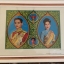 ภาพพิมพ์เก่า กรอบไม้เก่า นำมาประกอบใหม่