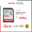 SanDisk Ultra SD Card Class10 512B Speed 150 MB/s (SDSDUNC-512G-GN6IN) SDXC เมมโมรี่การ์ด สำหรับ SDCARD กล้องมิลเลอร์เลส DSLR Mirrorless ประกัน 10ปี
