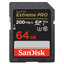 SanDisk Ultra SD Card ClassU3 64GB Speed 200MB/s / 90MB/s R/W (SDSDXXU-064G-GN4IN) SDXC เมมโมรี่การ์ด สำหรับ SDCARD กล้องมิลเลอร์เลส DSLR Mirrorless ประกันตลอดอายุการใช้งาน