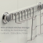 CH-37 ที่วางมีด ตะขอ และที่วางฝา ไม่ต้องเจาะผนัง -Multi Function Kitchen Storage ขนาด 72.9 x 28.6 x 7.9 เซนติเมตร