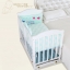เตียงนอนเด็กไม้สีขาว (WW1) รุ่นอเนกประสงค์ปรับใช้ได้หลายฟังชันก์ B10142
