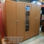 ตู้เสื้อผ้า 7 ฟุต 5 ประตูบานเปิด รุ่น W711A ขนาด 220 ซม. (มีรูปสินค้าจริง)