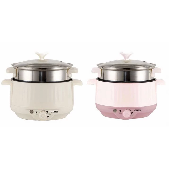 OTTO หม้อสุกี้ ชาบู รุ่น SP-306A ความจุ 1.5 ลิตร มีซึ่ง ฝาแก้ว หม้อต้มเอนกประสงค์ หม้อไฟฟ้า กระทะไฟฟ้า กำลังไฟ 600 วัตต์