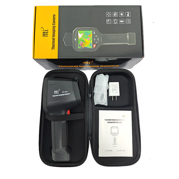 HIT,HT-A10 Thermal Imager with WIFI,（256×192）HTI, HT-A10 252x192 Handheld Infrared Thermal Imager, Thermal Camera Resolution,