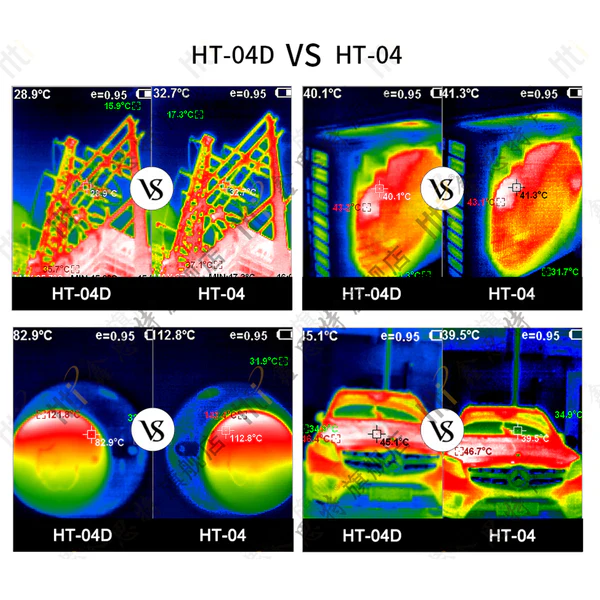HTI, HT-04D, 160*120 Pixels Infrared Thermal Imager, -20°C~550°C Temperature Detect Floor Heating Repair, Thermal Imaging Camera,