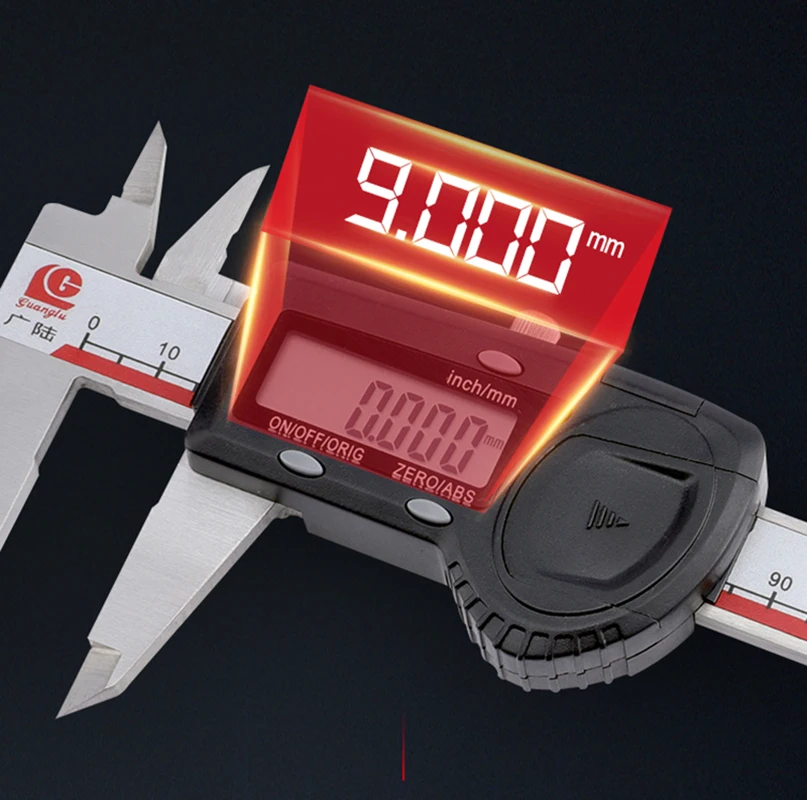 Guanglu Brand, High Precision 0.005mm Digital Caliper0-150/200/300mm, Electronic Vernier Caliper Micrometer Digital Measuring Tools,