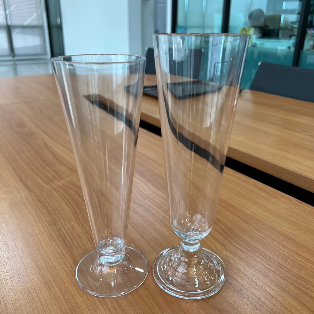 SUMO แก้วน้ำปั่นตกไม่แตก ทรงกรวย ทำจากพลาสติก PC โพลีคาร์บอเนต เข้าเครื่องล้างจานได้ 430-440 ml.