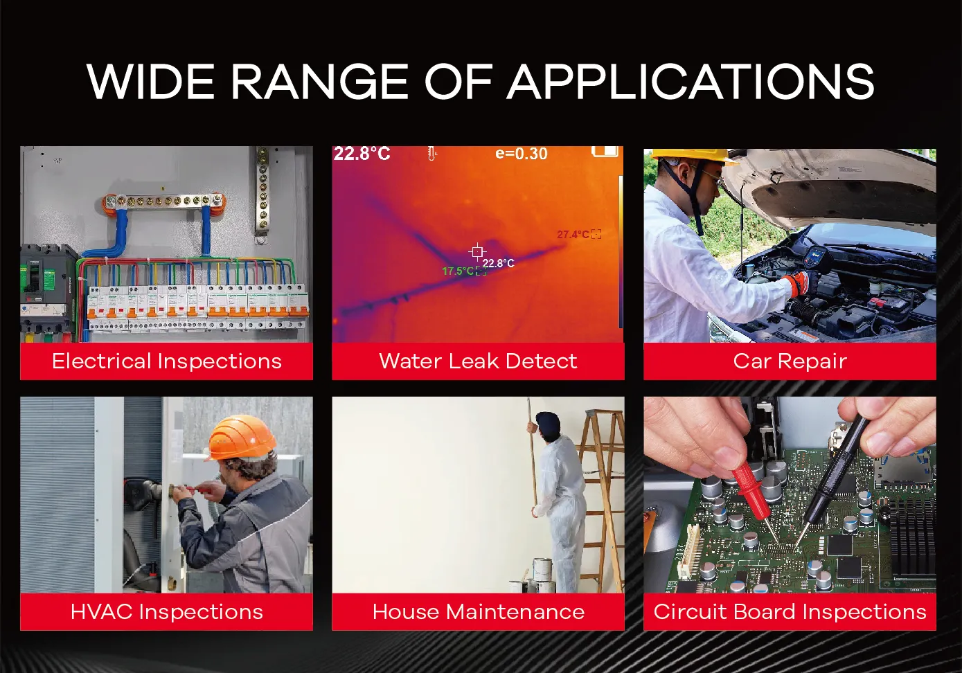 E320 256*192 Thermal Camera,Higher Resolution 256*192 Electrical Hand Held Thermal Imager Camera, for Water Leakage,กล้องถ่ายภาพความร้อนแบบมือถือ,