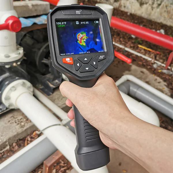 HIT,HT-A10 Thermal Imager with WIFI,（256×192）HTI, HT-A10 252x192 Handheld Infrared Thermal Imager, Thermal Camera Resolution,