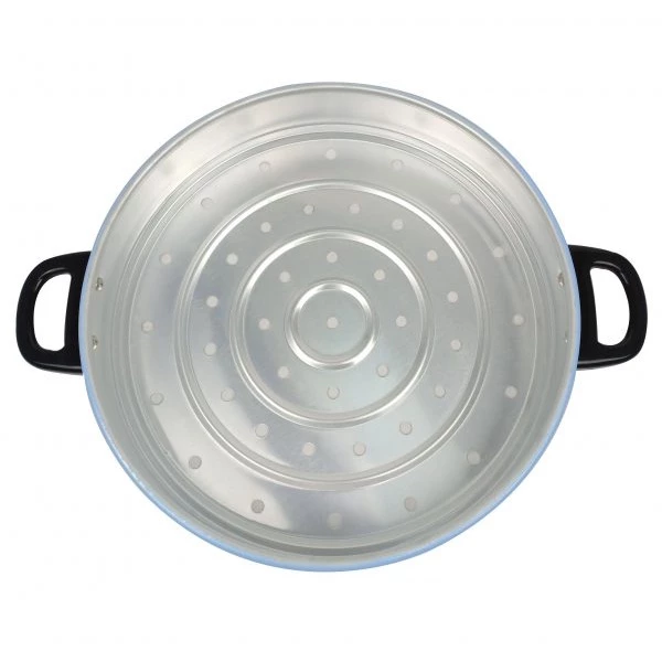 IMARFLEX กระทะไฟฟ้า อลูมิเนียม ความจุ 3 ลิตร รุ่น MP-14 ซึ้ง 1 ชั้น ฝาแก้ว 30 เซน (1050W) (สีฟ้า หรือ สีแดง) คละสี